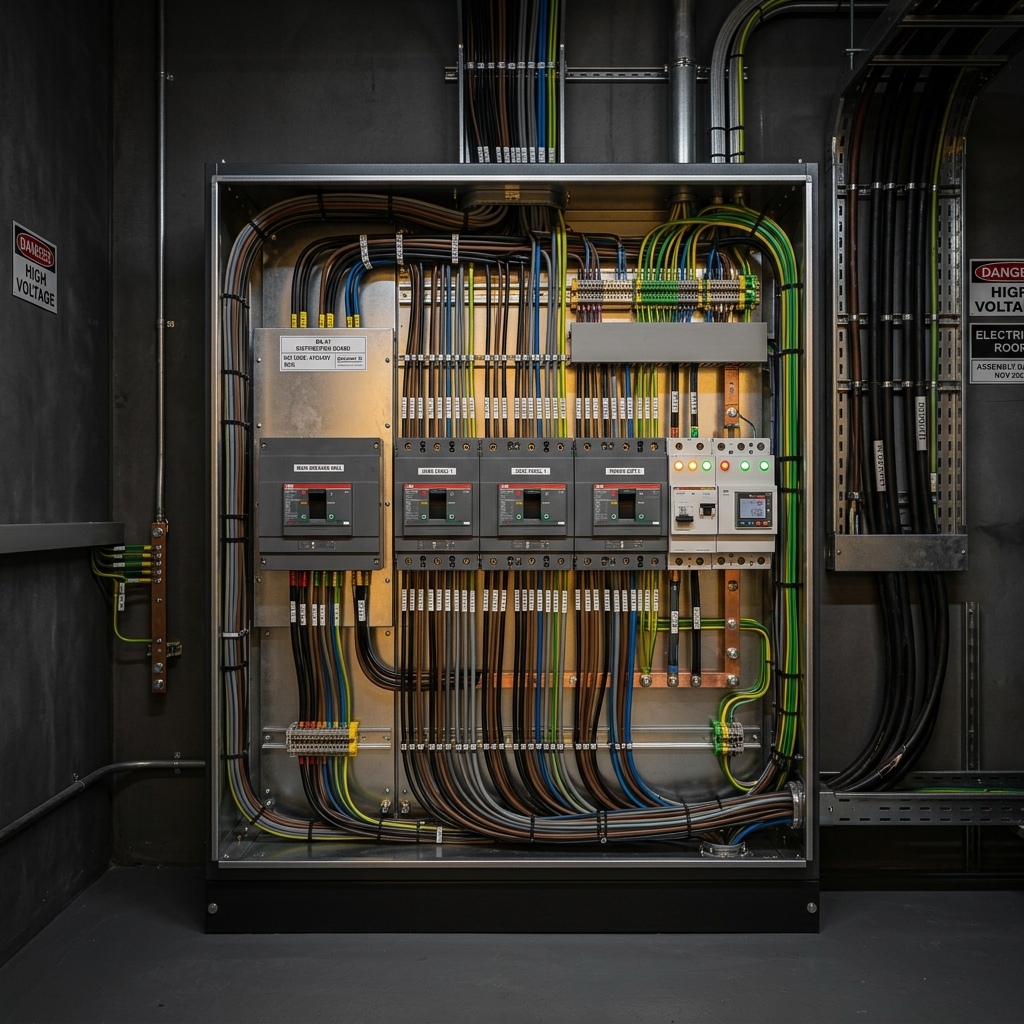 Professional electrical panel installation by Perfect Power Systems